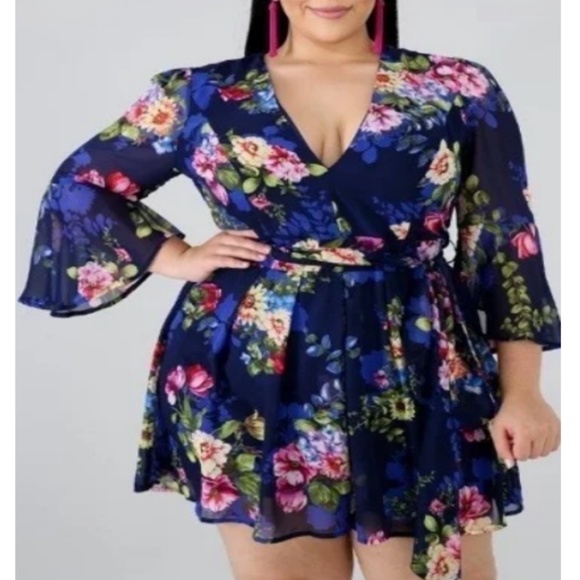 Miss Avenue Pants - Floral Romper